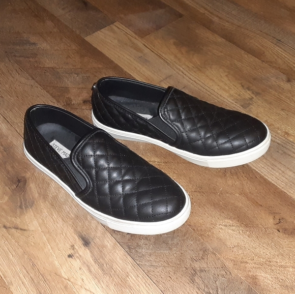 Steve madden Black Ecentrcq slip on sneakers size 8.5M - Picture 4 of 10